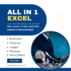 ALL IN ONE (1) 1900+ Premium Excel Templates Bundle